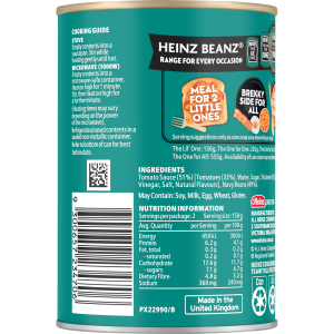  Heinz Beanz® The One for Two 300g 