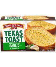 (3/4 of an 11.25-ounce package) Pepperidge Farm® Garlic Texas Toast