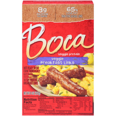 BOCA Veggie Breakfast Links, 10 ct Box