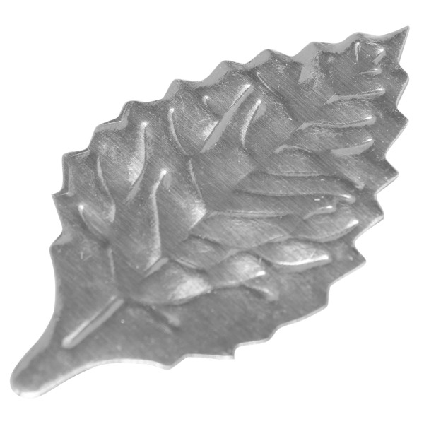 Silver Rose Leaves 1.75" Foil Leaves