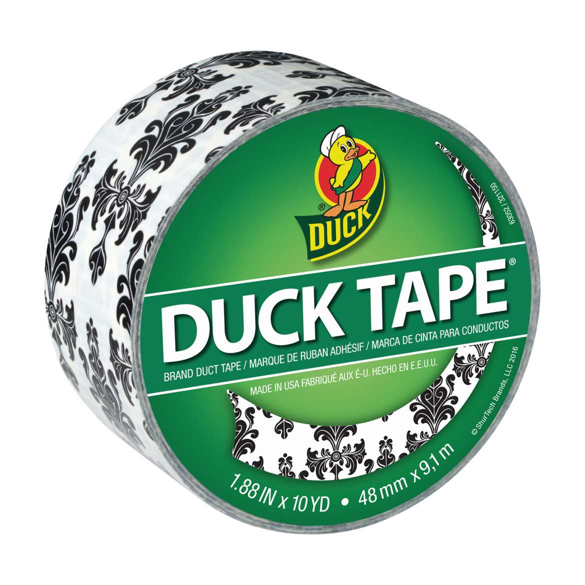 Printed Duck Tape® Brand Duct Tape - Baroque, 1.88 in. x 10 yd. Image