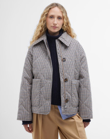 Cassidie Check Quilted Jacket 