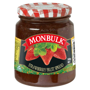 monbulk® strawberry fruit spread 500g image