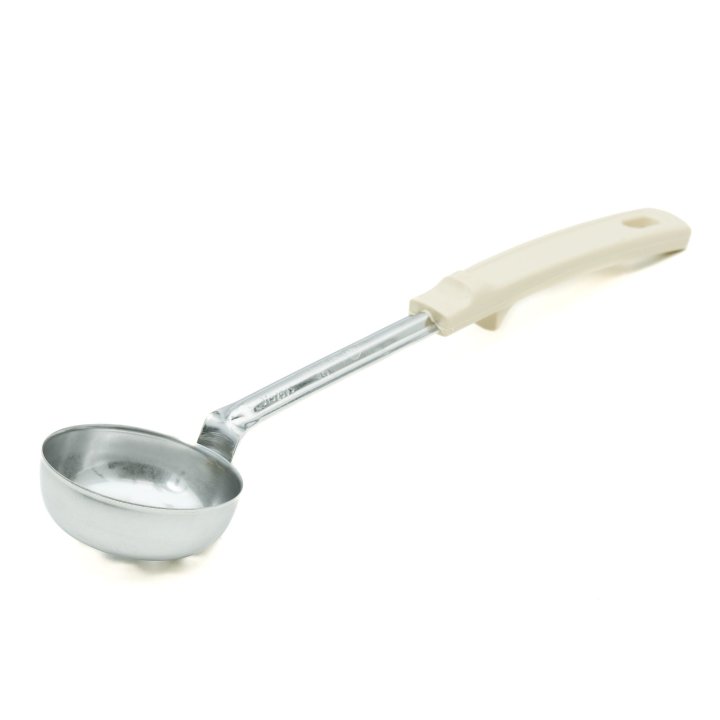 3-ounce perforated round Spoodle® utensil with ivory Grip ‘N Serv® handle