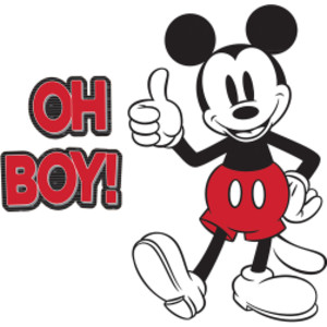 Mickey Mouse&reg; Throwback Giant Mickey Bulletin Board Set