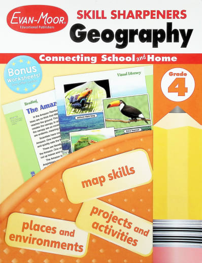 Skill Sharpeners: Geography - Grade 4