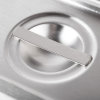 Ninth-size Super Pan V® slotted stainless steel cover