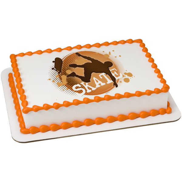 Skateboarder PhotoCake® Edible Image®