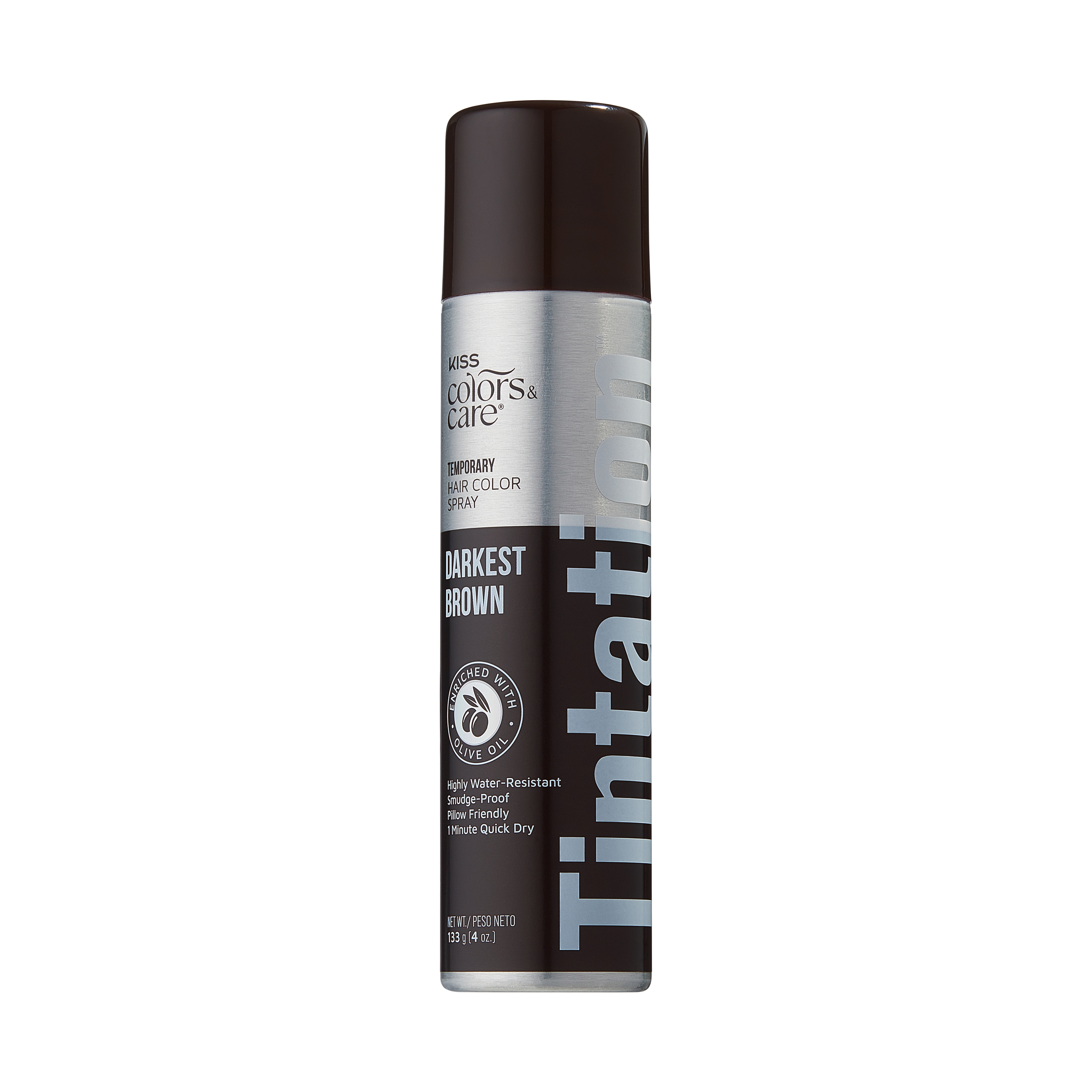 Temporary Hair Color Spray | Darkest Brown