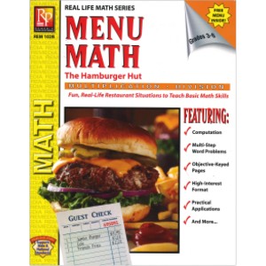 Menu Math: The Hamburger Hut Book, Multiplication & Division