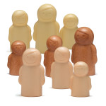 Yellow Door Little People &ndash; Sensory Play Set of 9 Figures YUS1084