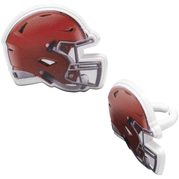 NFL Team Helmet Cupcake Rings