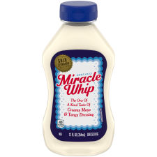 Miracle Whip Dressing, 12 fl oz Bottle