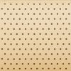 Beige perforated pegboard panel with evenly spaced circular holes fills the frame; static, serving as a plain, neutral backdrop under soft, even lighting.