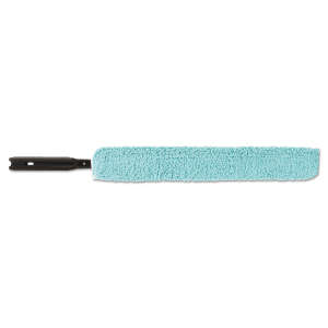 Rubbermaid Commercial, HYGEN, 29" Microfiber Quick-Connect Flexi-Wand and Duster, Microfiber, Green
