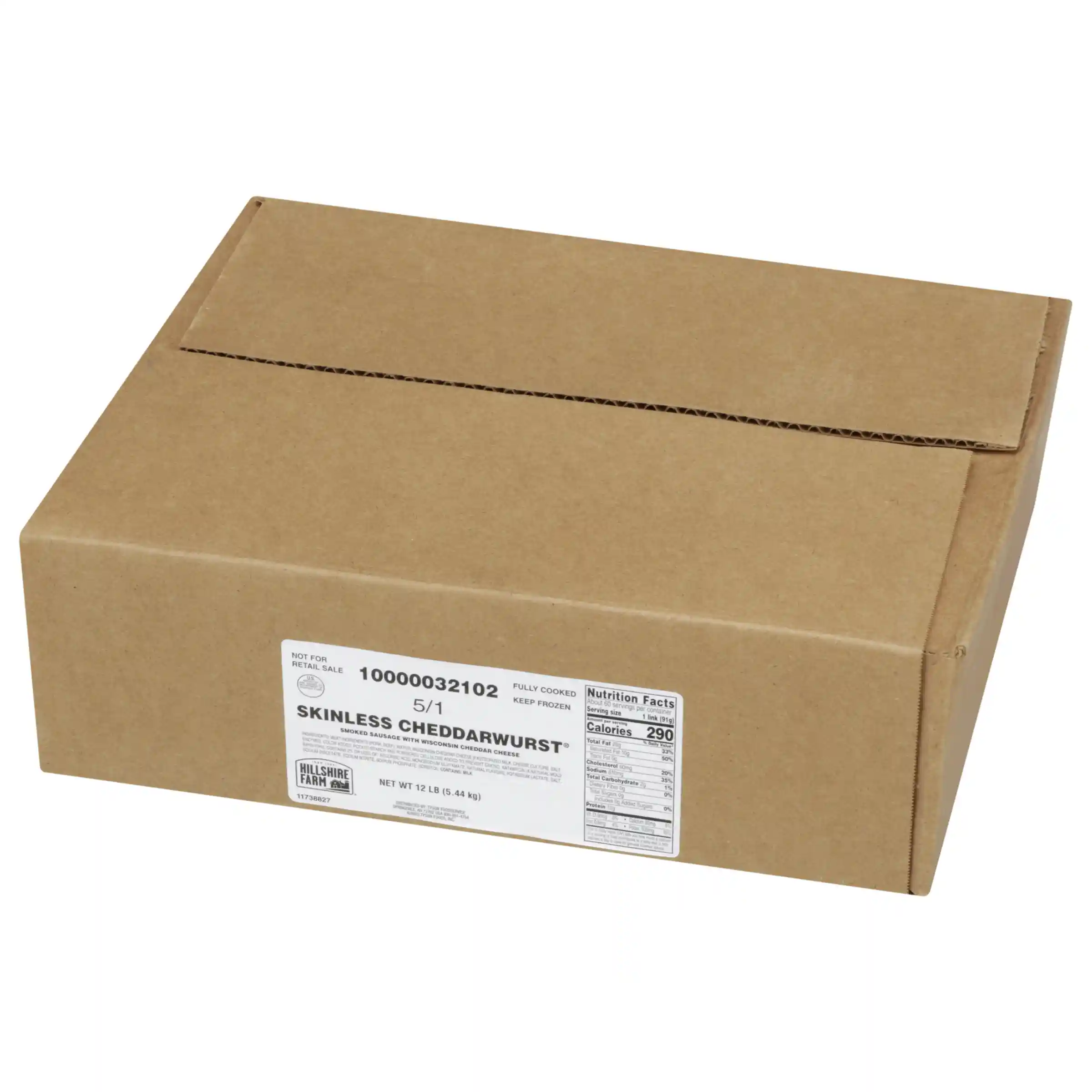 Hillshire Farm® Cheddarwurst® Fully Cooked Skinless Dinner Sausage Links, 5:1_image_5