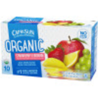 Capri Sun Organic Strawberry Lemonade Ready-to-Drink Soft ...