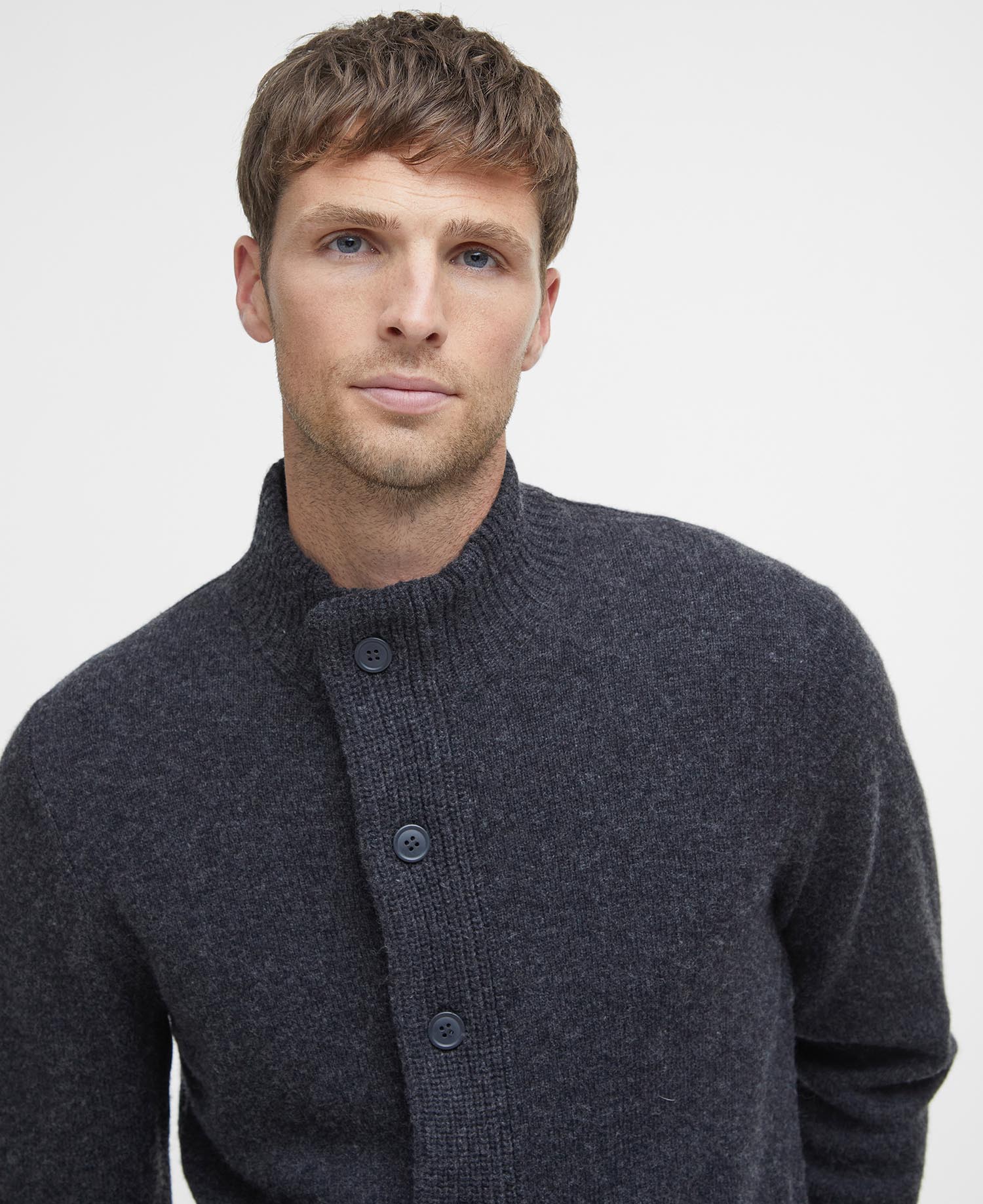 Essential Elbow-Patch Cardigan image number 3