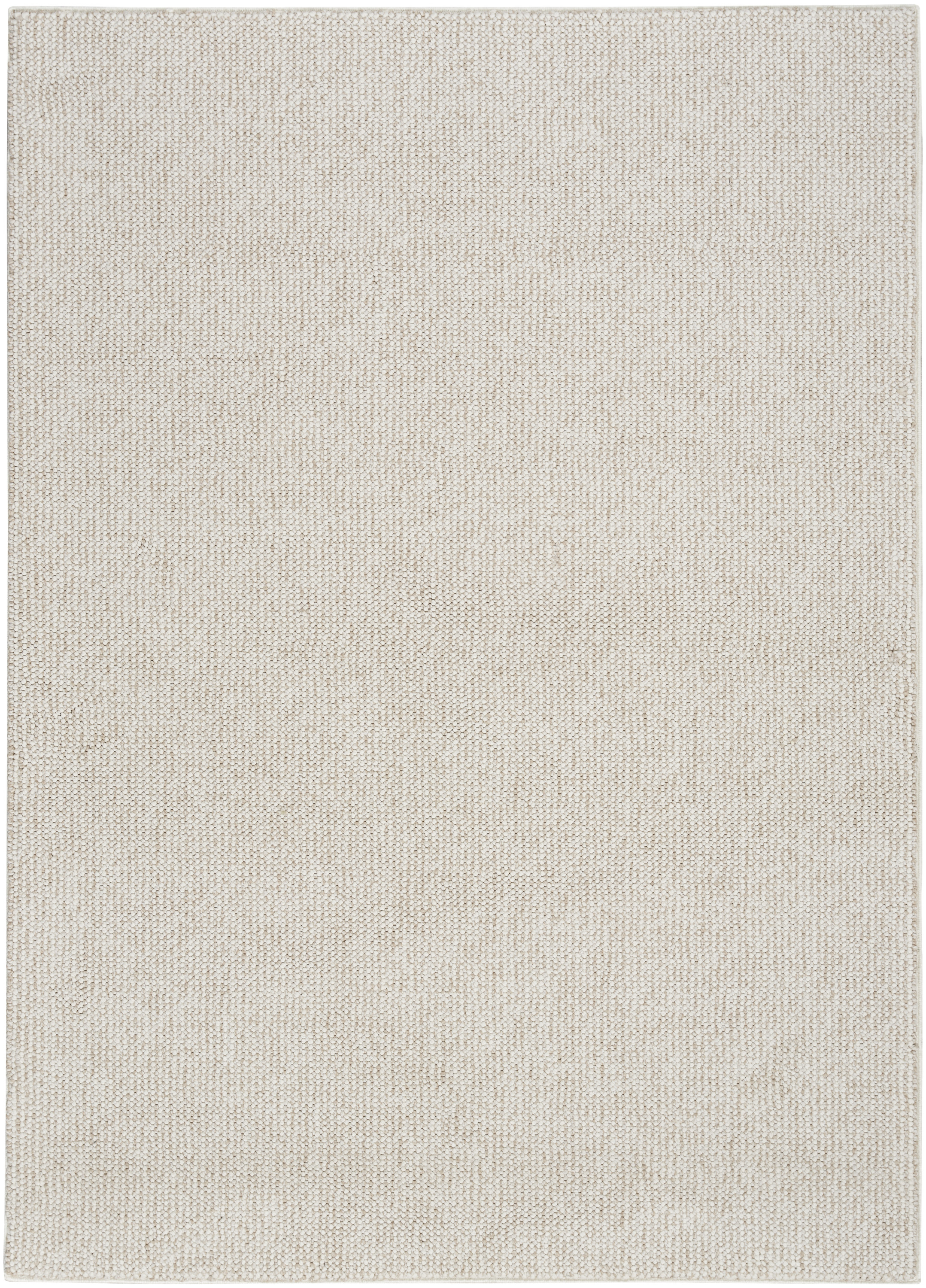 Nourison Natural Texture 6' x 9' Ivory Beige Farmhouse Indoor Rug