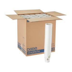 Dixie, Pathways, Paper Hot Cups, 12 oz, White