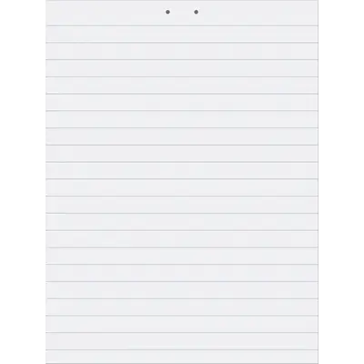 Pacon  Chart Tablet, No Cover, 1-1/2 in ruled 24