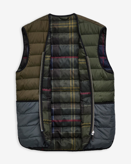 Gilet reversibile in piuma d’oca