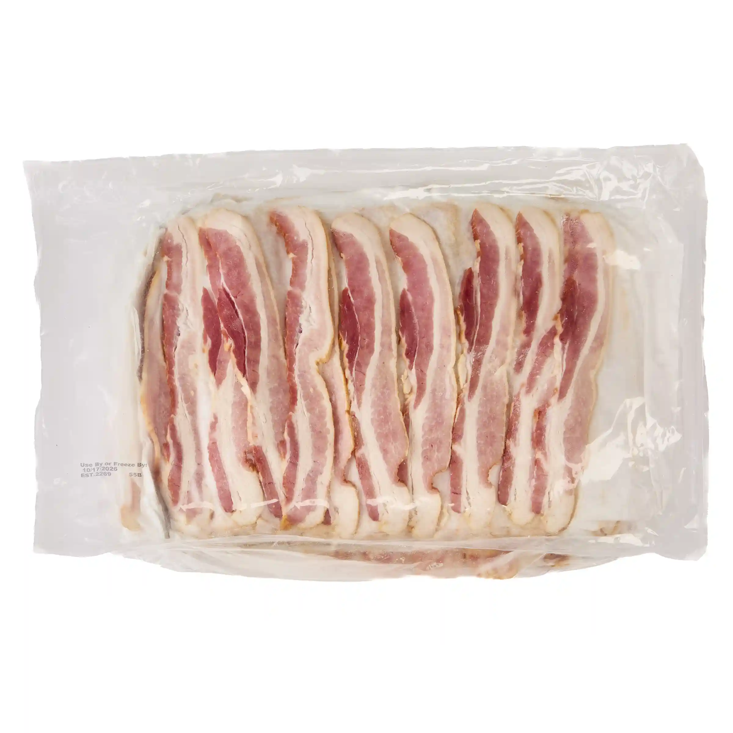 Wright® Brand Naturally Applewood Smoked Thick Sliced Flat-Pack® Bacon, 15 lbs, 10-14 Slices per Pound, Gas Flushed_image_3