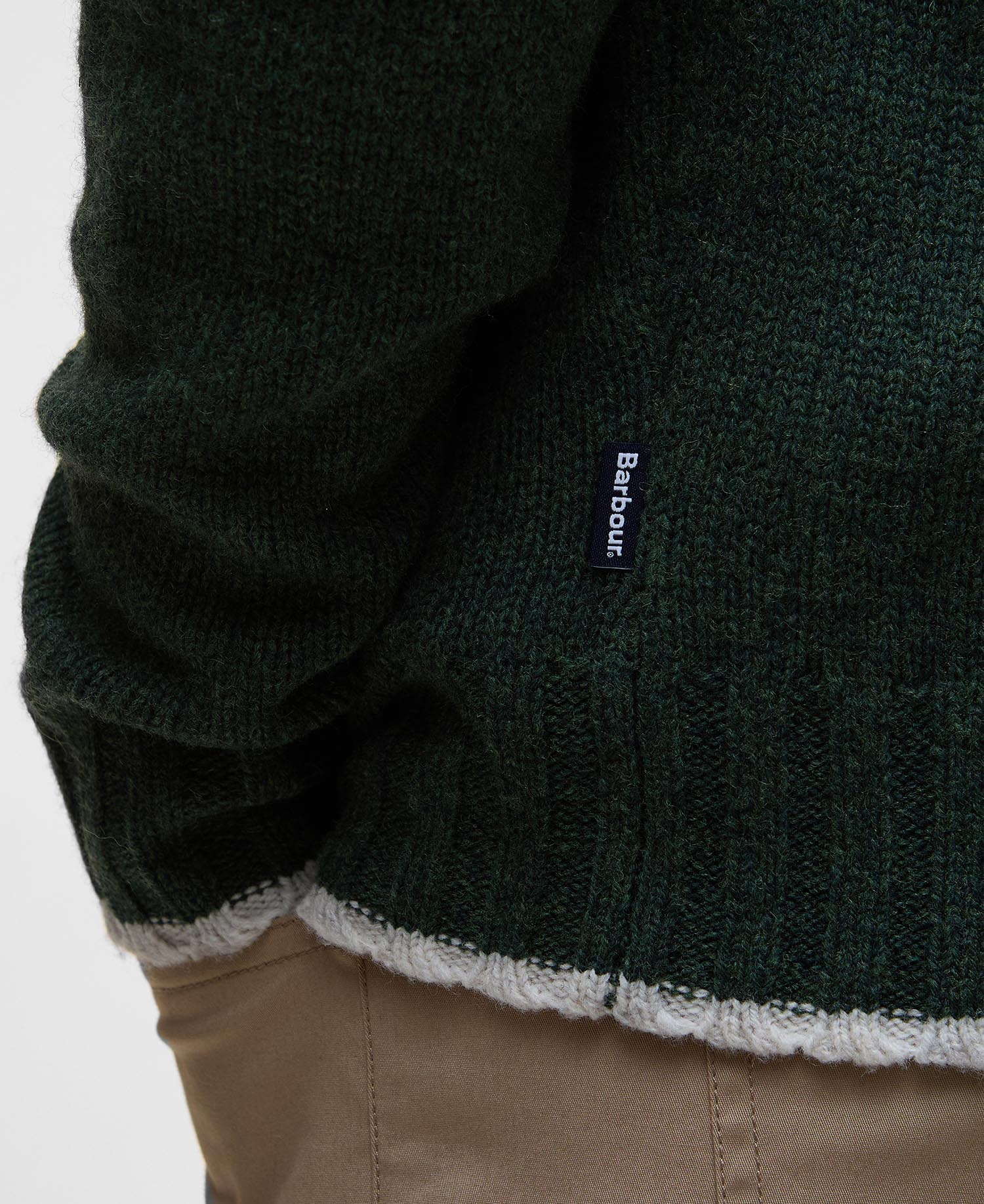 Maglione Hewton con collo alto con risvolto e motivo Fair Isle image number 4