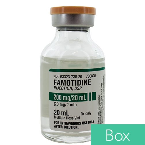 Famotidine 10mg 20ml Vial - 10/Box