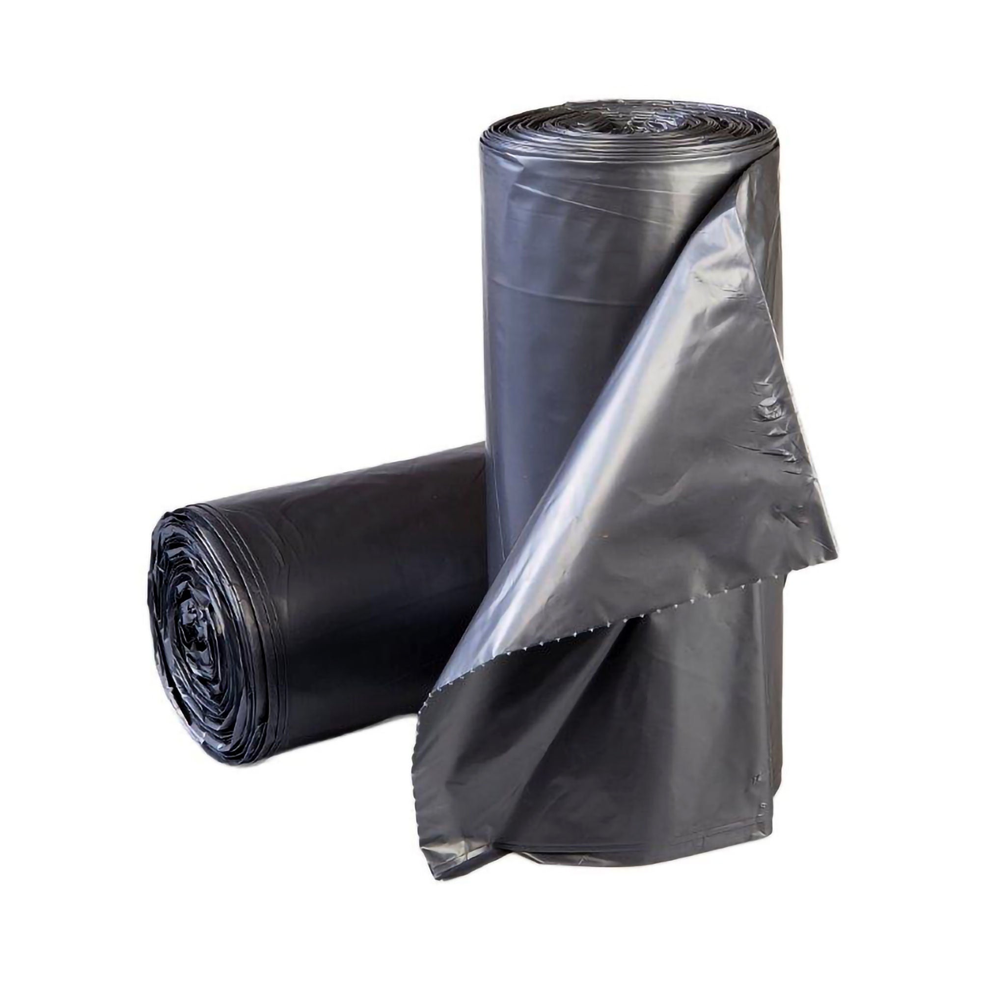 McKesson Extra Heavy Duty Plus Trash Bag, Gray, 45-gallon Capacity