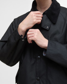 Modified Transport Waxed Jacket Black