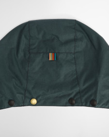 Paul Smith loves Barbour Waxed Hood Dark Slate