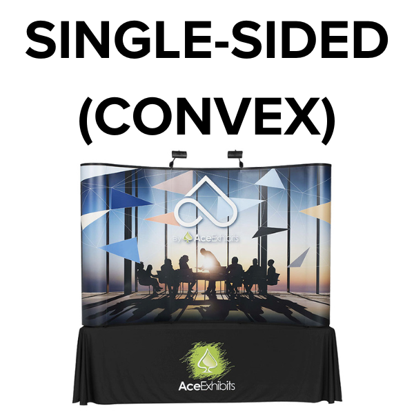 Single-Sided (Back Convex Side & End Caps Printed) Graphics