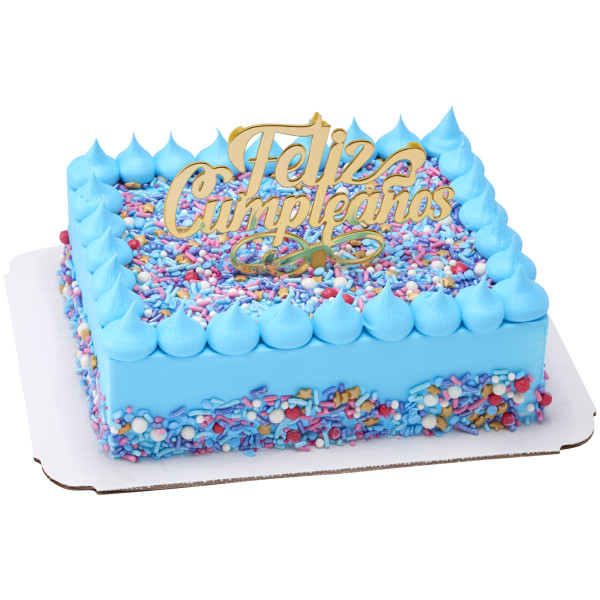 Feliz Cumpleaños Plastic Candle Holder