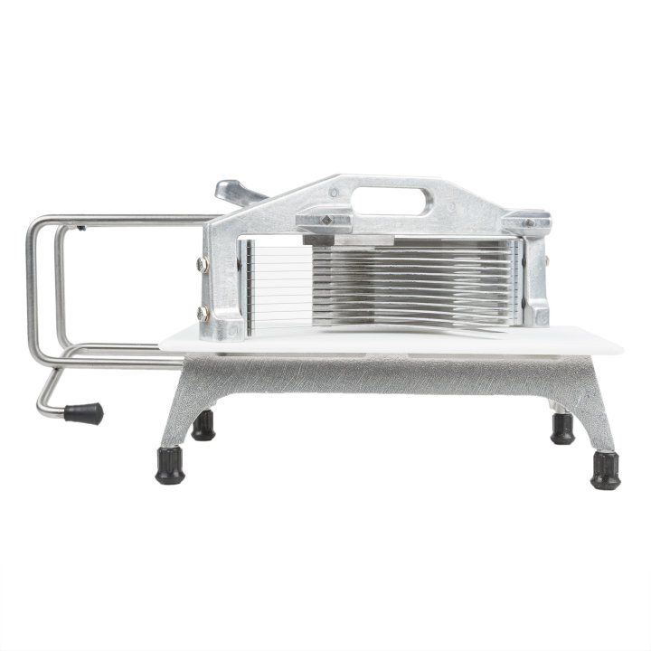 ¼-inch-slice Tomato Pro™ tomato slicer with straight blades and safety guard