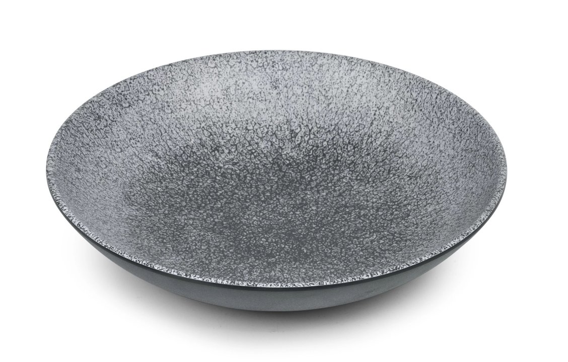 Assiette creuse Gris Volcano 25 cm