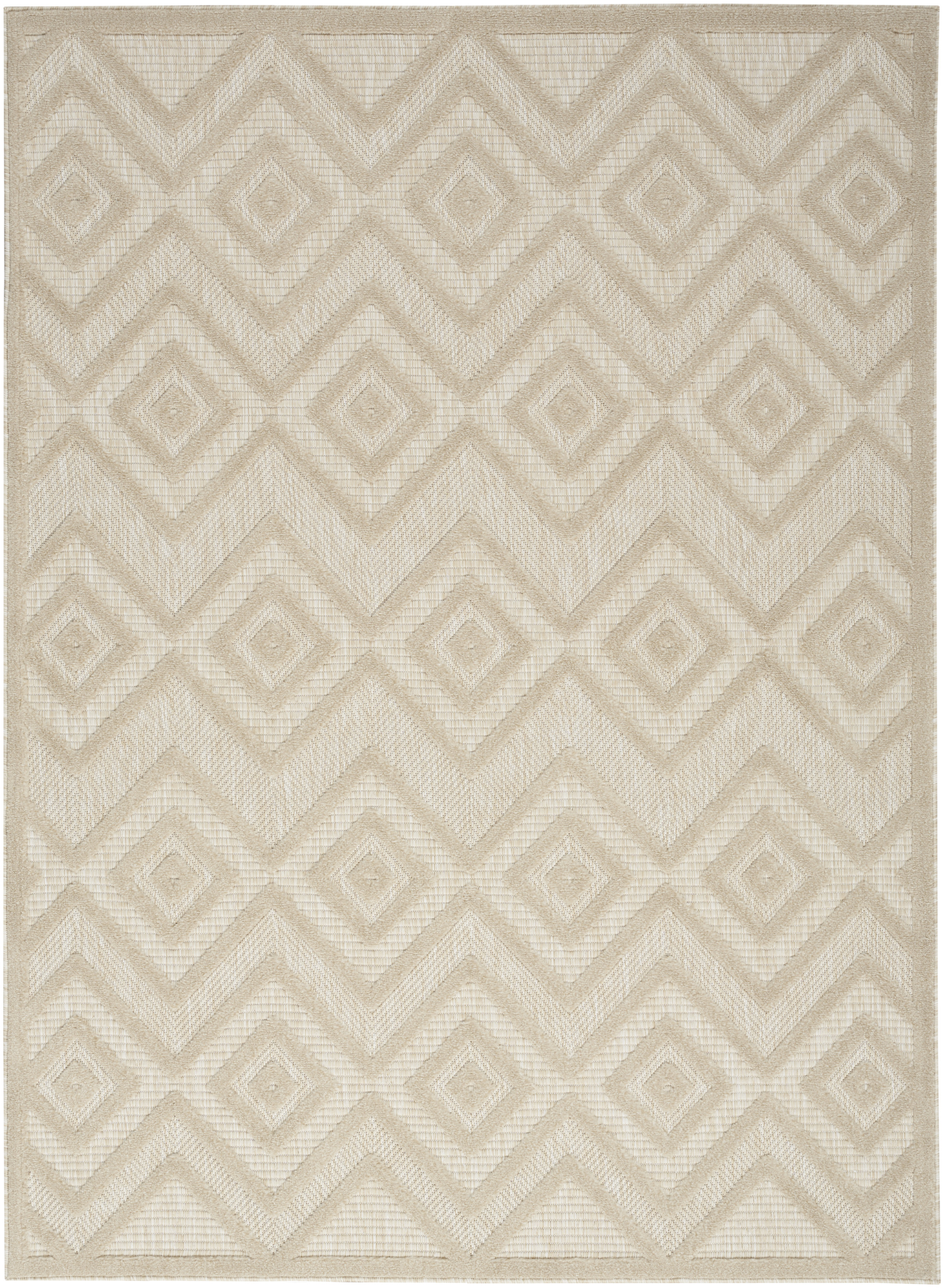 Nourison Versatile 6' x 9' Cream Modern Rug