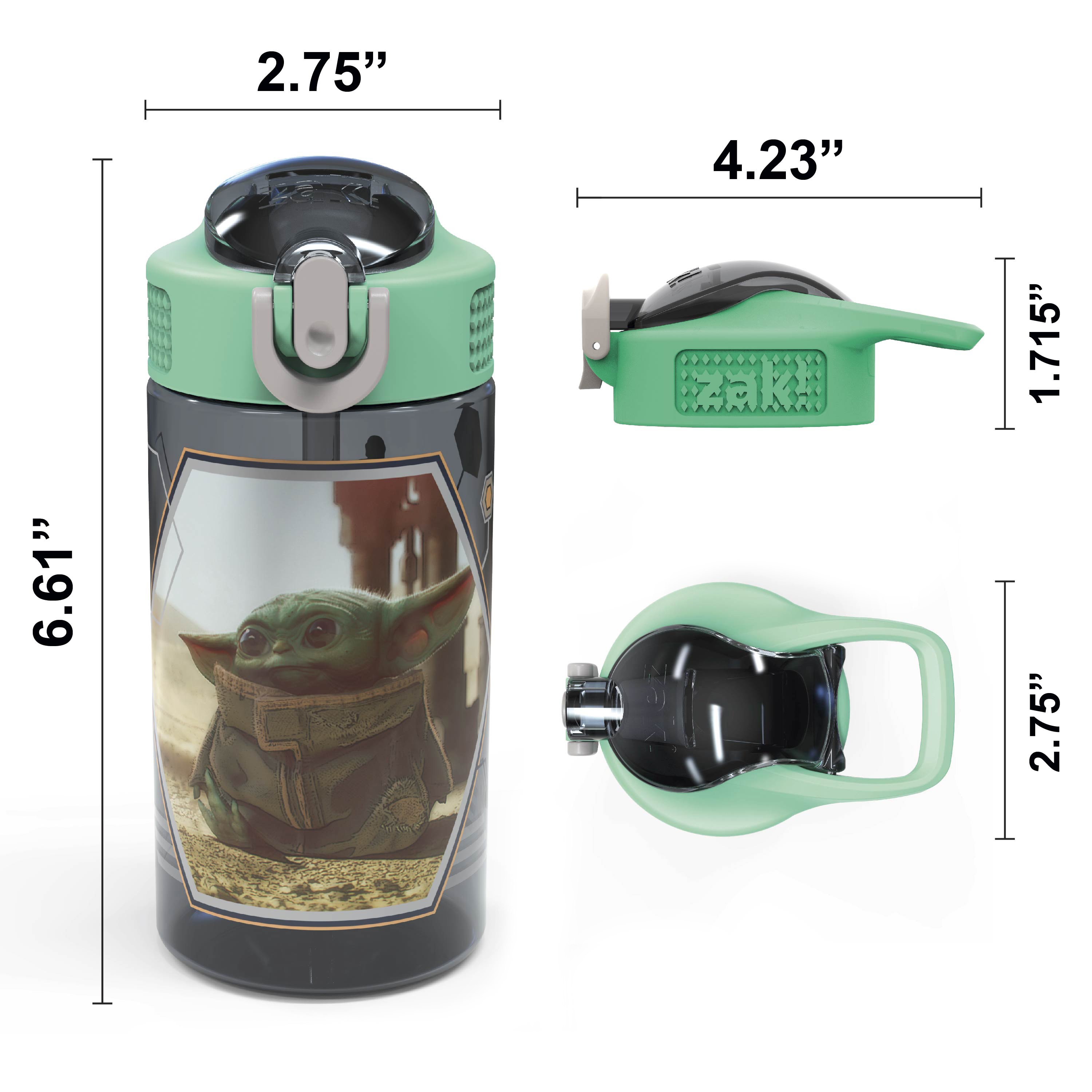 Star Wars: The Mandalorian 16 ounce Water Bottle, The Child slideshow image 4 Star Wars: The Mandalorian 16 ounce Water Bottle, The Child slideshow image 4