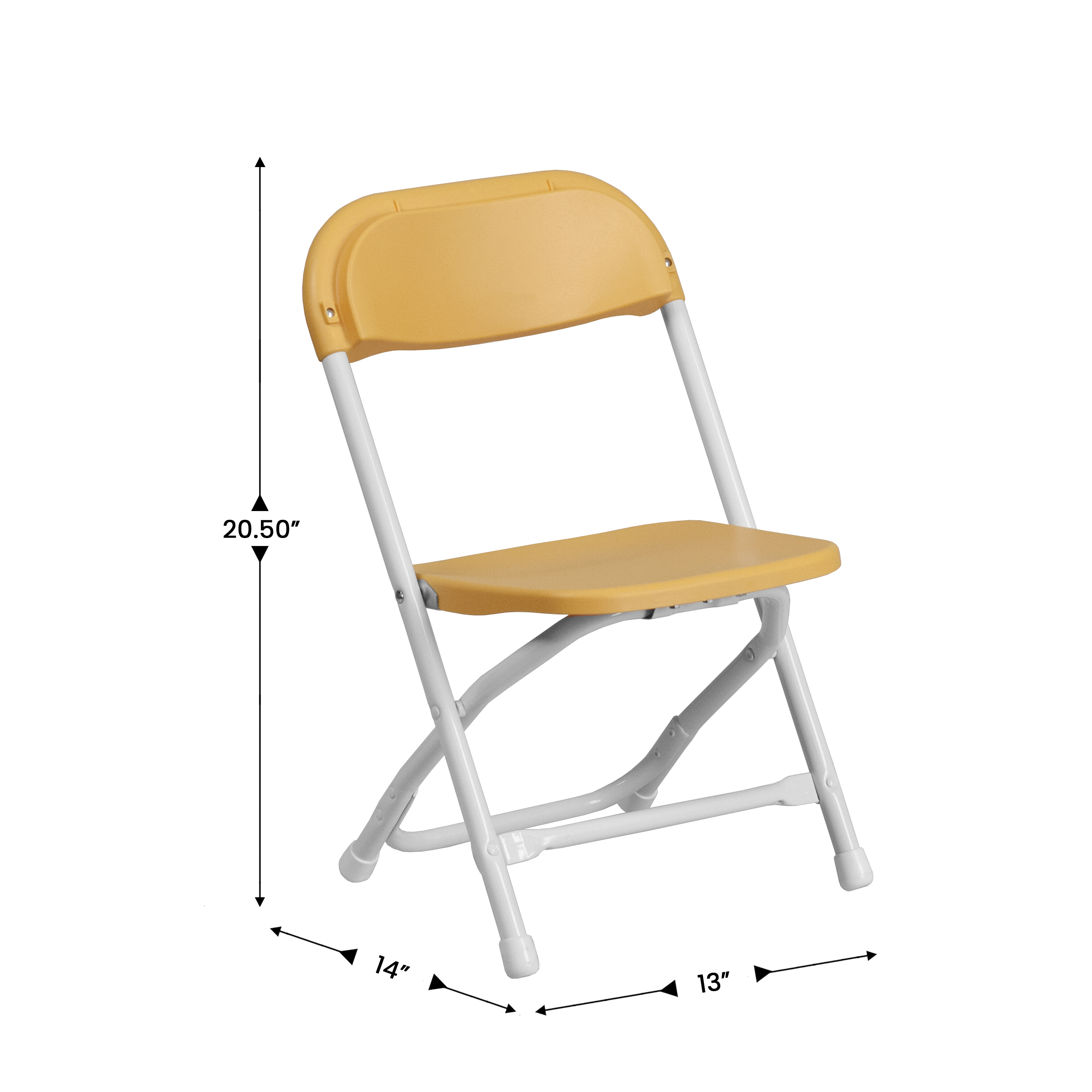 Pack de 2 sillas plegables de plástico blanco para niños - Imagen 47 de 63