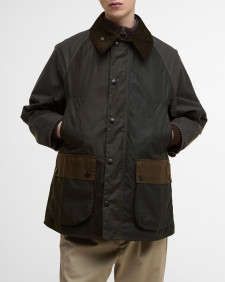 Giacca cerata Patchwork Bedale oversize 