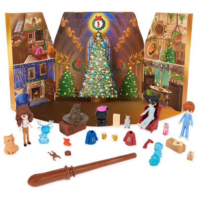 Wizarding World Harry Potter, Magical Minis Advent Calendar 2023 with 24 Gifts, Surprise Toys Christmas Countdown Calendar, Kids Toys for Ages 6 & up