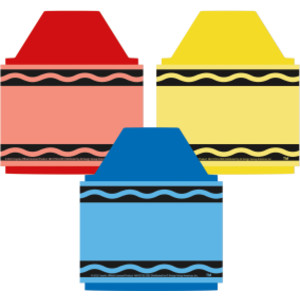 Crayola&reg; Crayons Paper Cut-Outs, Pack of 36