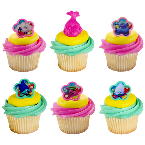 DreamWorks Trolls Hugs & Happiness Cupcake Rings