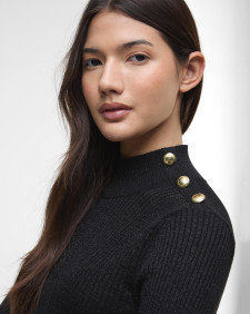Stella Ribbed Jumper Black