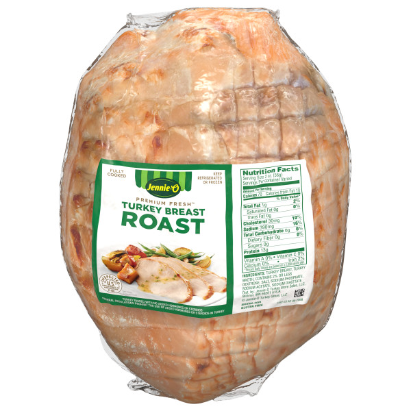 JENNIE-O(r) Dinner Roast Turkey Breast, 2pc . C1C1 - Front Center In Package (Hi Res)