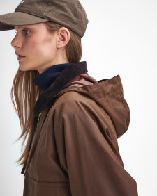 Highclere Waxed Jacket Bark-Muted