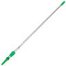 Unger, OptiLoc 2-Section Pole, OptiLoc™ Aluminum Telescopic Extension Pole, 120", Green