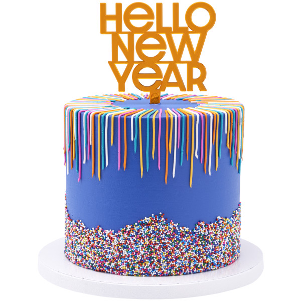 Hello New Year Vertical Layon