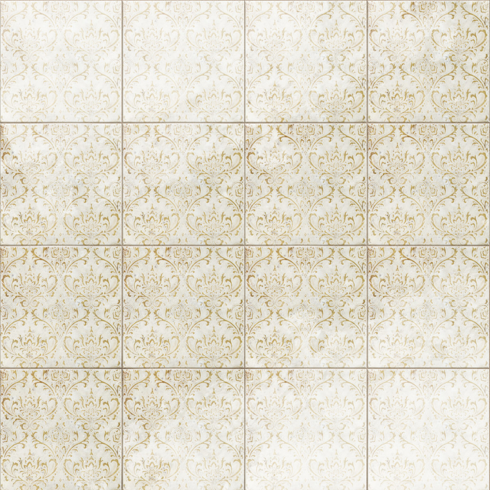 Milano Decor Daman Beige 7.88x7.88 Square Ceramic Wall Only Digital Pattern