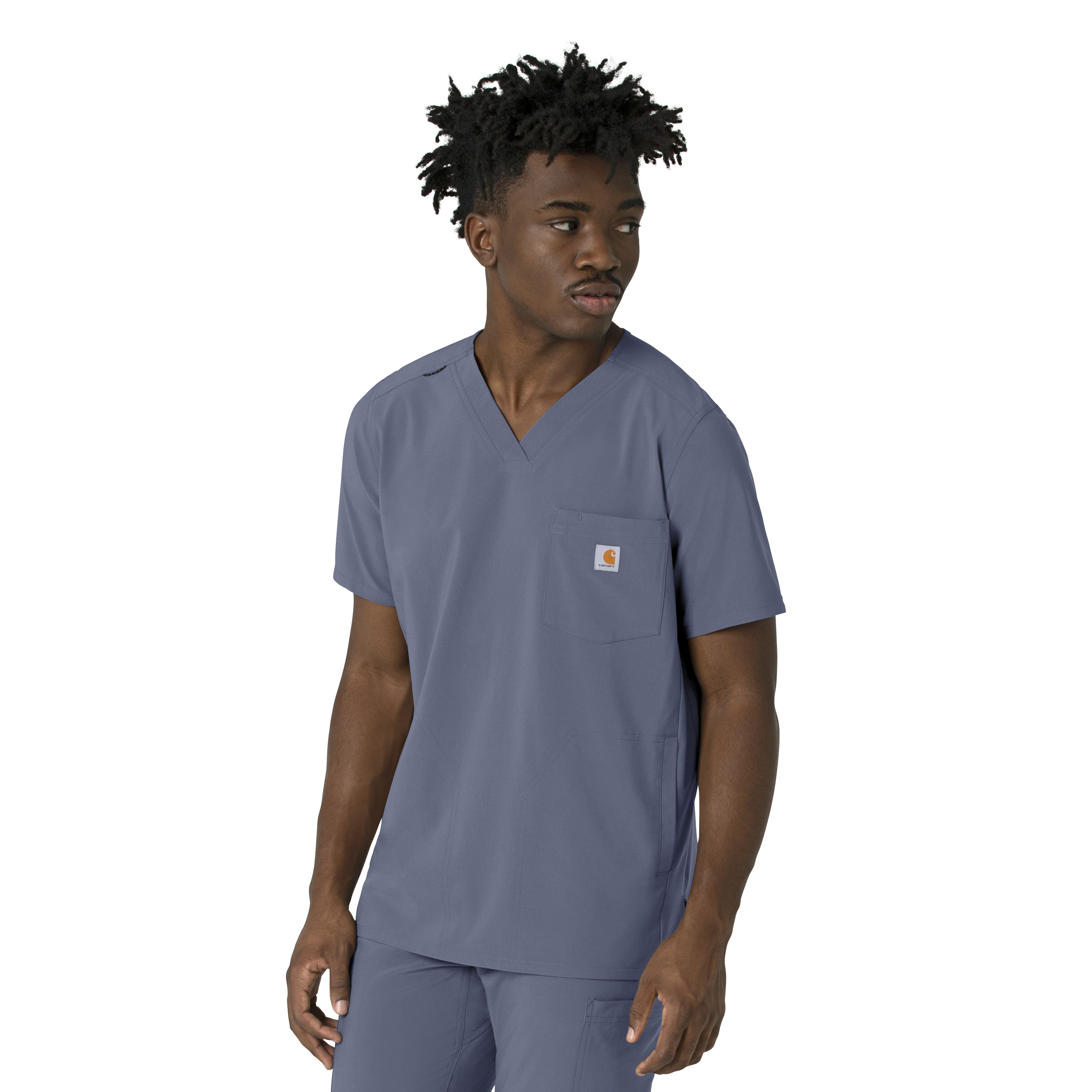 Carhartt Force Cross-Flex C16410 Men‘s 3 Pocket STAIN BREAKER Medical Scrub Top-Carhartt